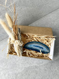 Blue Agate Floral Smudge Box | Crystal Karma by Trina