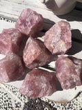 Lavender Rose Quartz Rough - Large | Crystal Karma by Trina